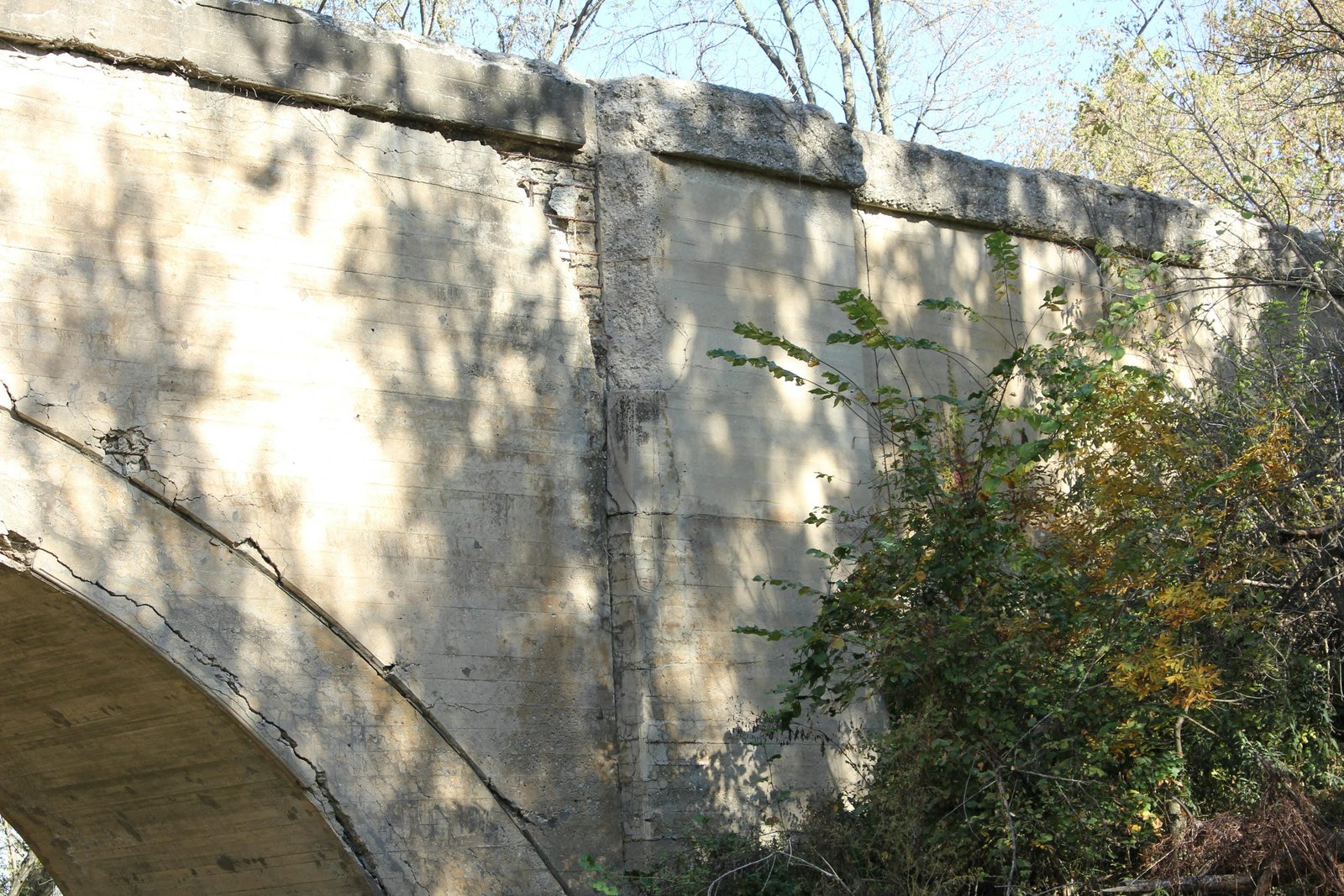 Details of east abutment